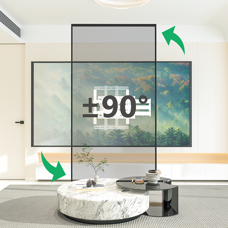 XTRARM Ferrom 120 cm Rotate 400 TV ophæng hvid