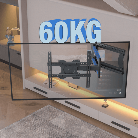 DQ Hercules Flex 2.0 80 cm Sort TV ophæng - tvophaeng.dk