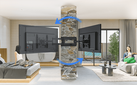 DQ Hercules Flex 2.0 80 cm Sort TV ophæng - tvophaeng.dk