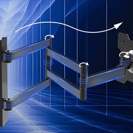 DQ Rotate XL Sort 108,5 cm TV Ophæng - tvophaeng.dk