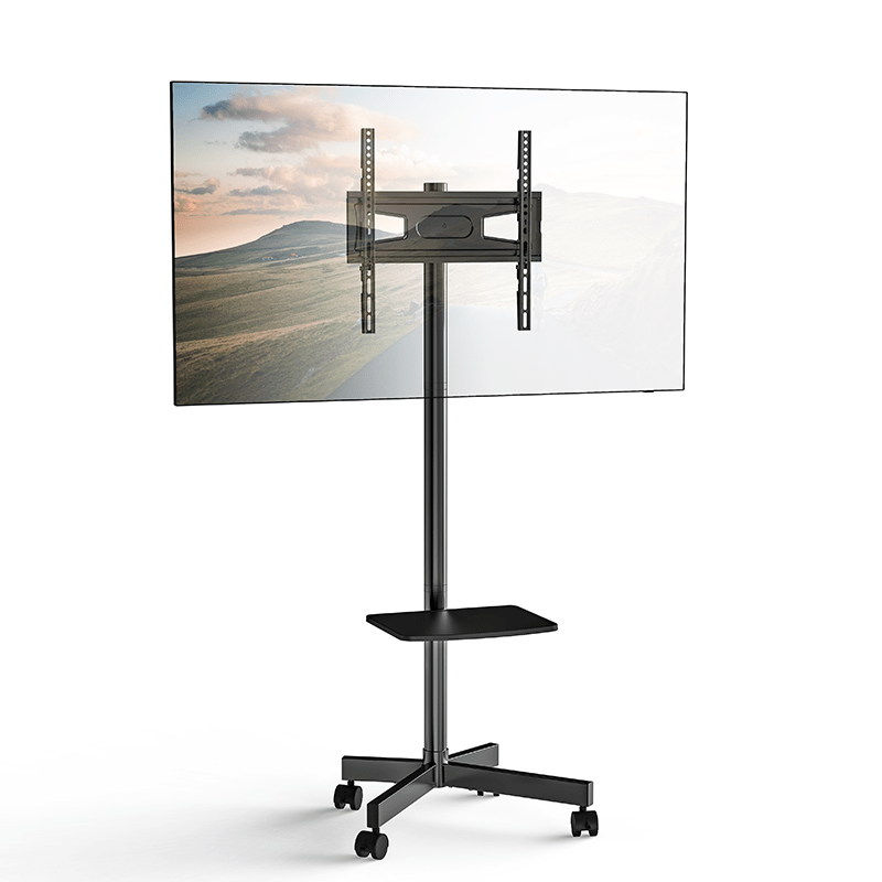 DQ TV Stativ Nyna mobilt sort - tvophaeng.dk