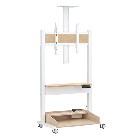 DQ Wall - Support TV Stander Zelos hvid elektrisk justerbar - tvophaeng.dk