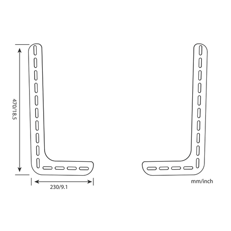 My Wall Universalt Soundbar Ophæng - tvophaeng.dk