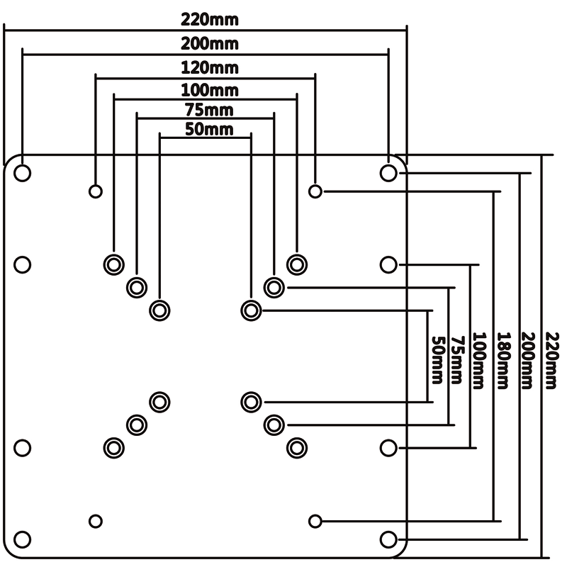 MyWall Hera Adapter 200x200mm - tvophaeng.dk