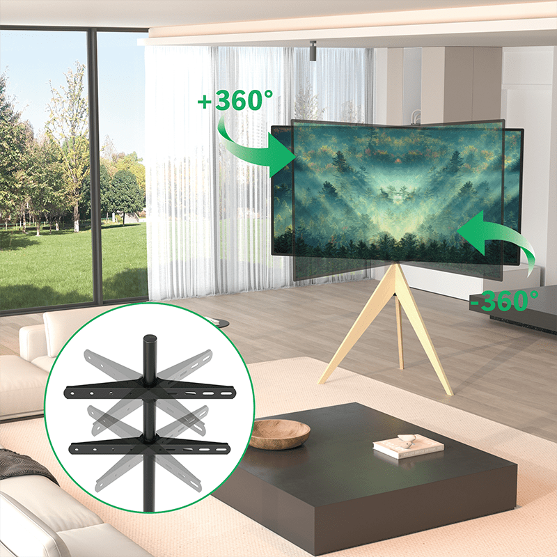 XTRARM Argo TV Stativ bøge - tvophaeng.dk