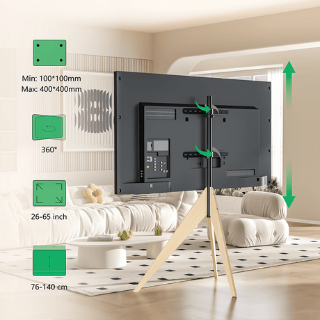 XTRARM Argo TV Stativ bøge - tvophaeng.dk