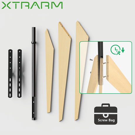 XTRARM Argo TV Stativ bøge - tvophaeng.dk