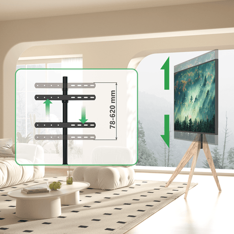 XTRARM Argo TV Stativ gråeg - tvophaeng.dk