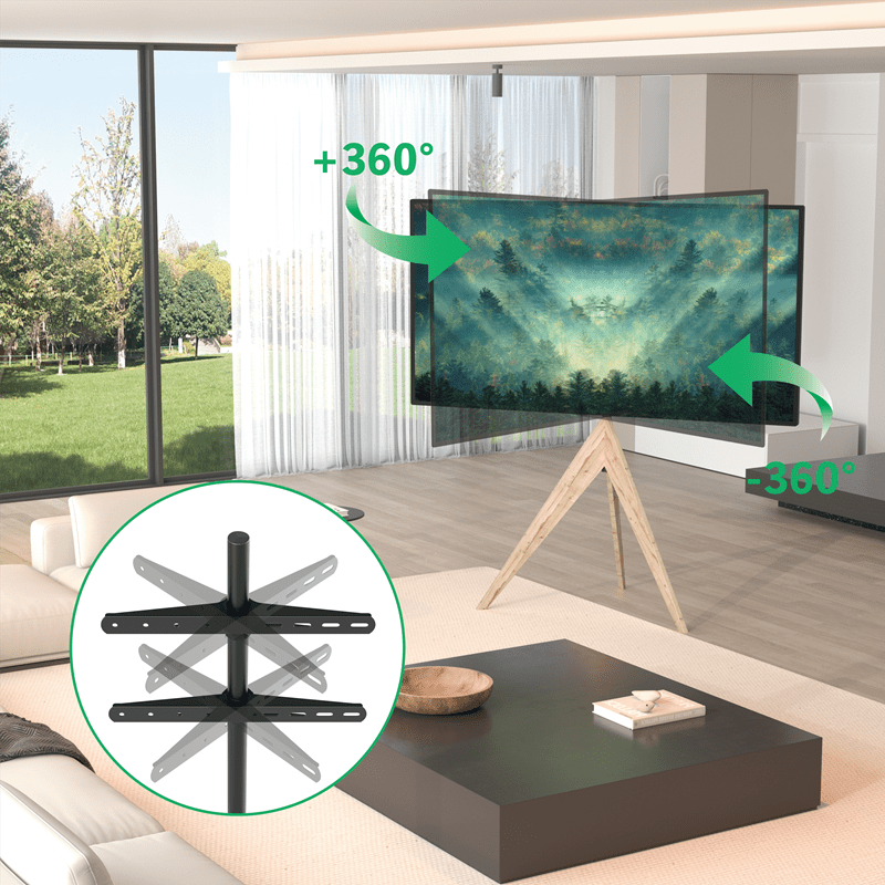 XTRARM Argo TV Stativ gråeg - tvophaeng.dk