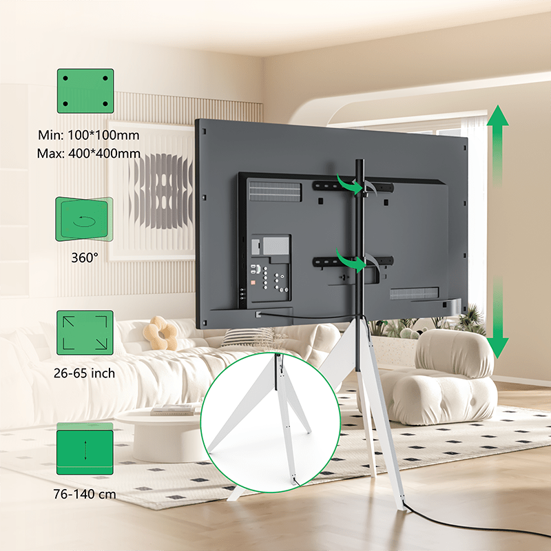 XTRARM Argo TV Stativ hvid - tvophaeng.dk