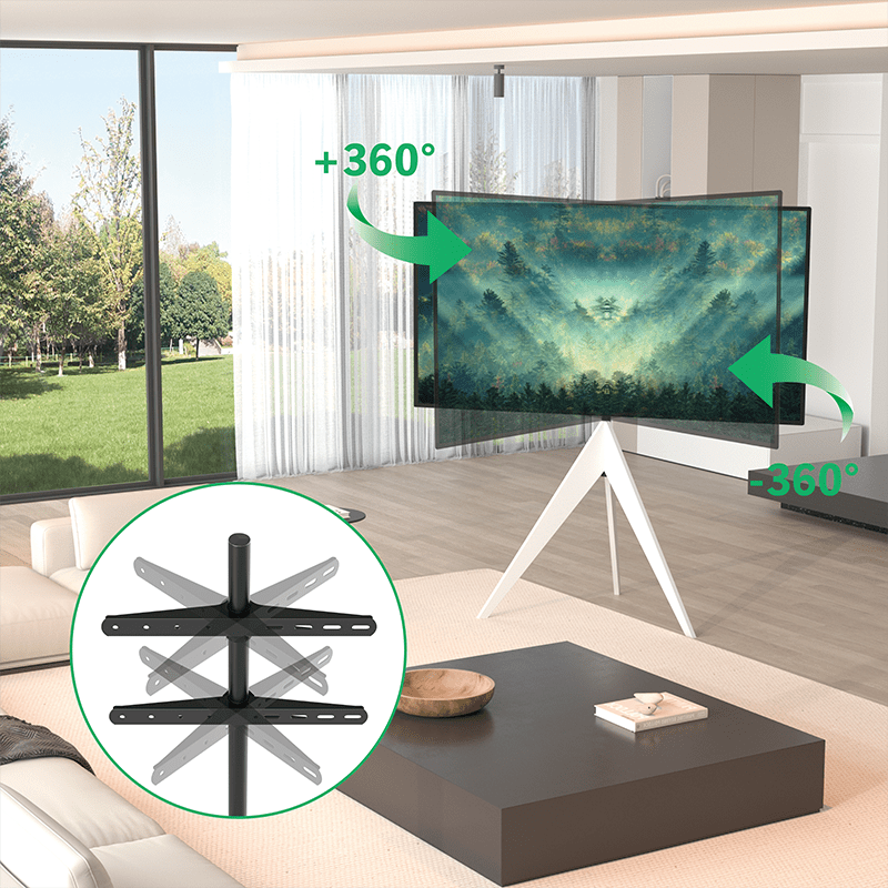 XTRARM Argo TV Stativ hvid - tvophaeng.dk