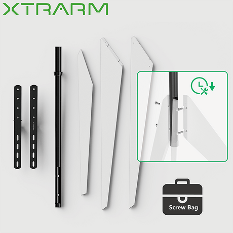 XTRARM Argo TV Stativ hvid - tvophaeng.dk