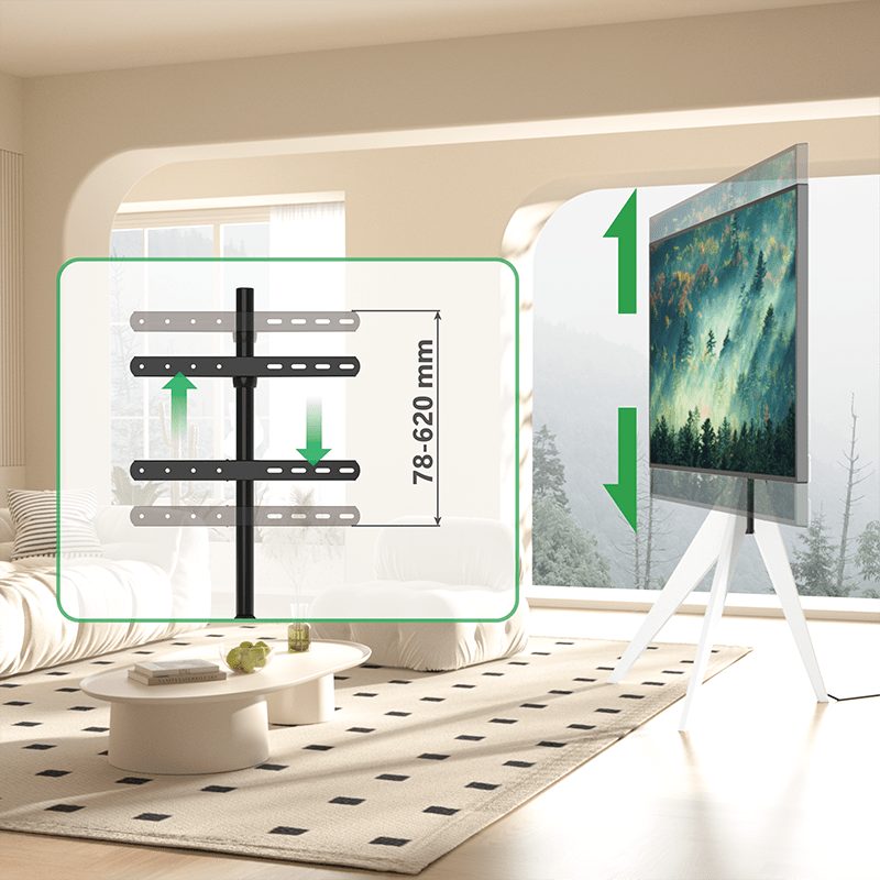 XTRARM Argo TV Stativ hvid - tvophaeng.dk
