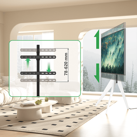 XTRARM Argo TV Stativ hvid - tvophaeng.dk