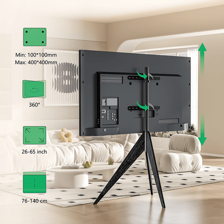 XTRARM Argo TV Stativ sort - tvophaeng.dk