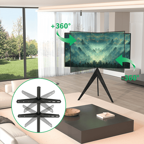 XTRARM Argo TV Stativ sort - tvophaeng.dk