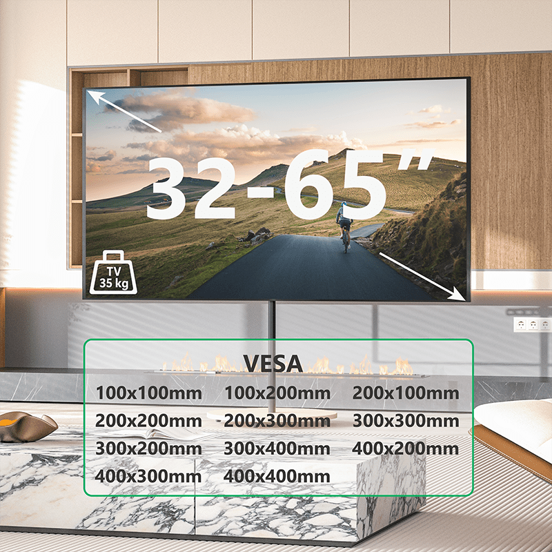 XTRARM Arius TV Stativ ahorn - tvophaeng.dk