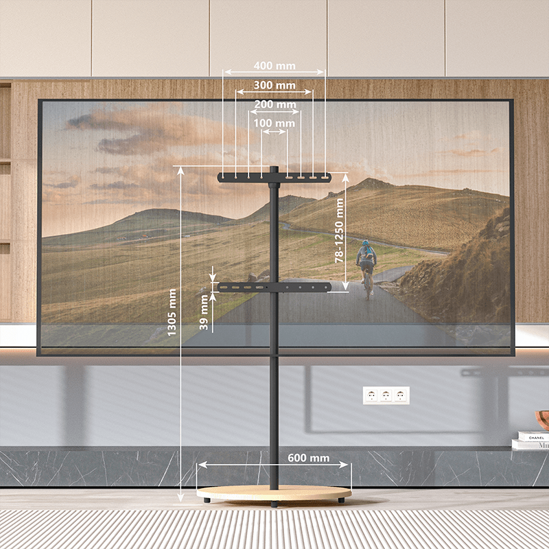 XTRARM Arius TV Stativ ahorn - tvophaeng.dk
