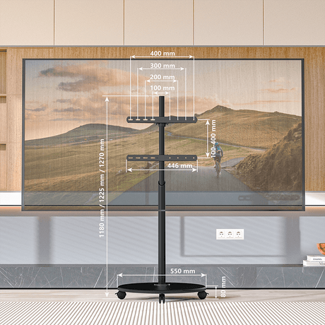 XTRARM Arius TV Stativ sort - tvophaeng.dk