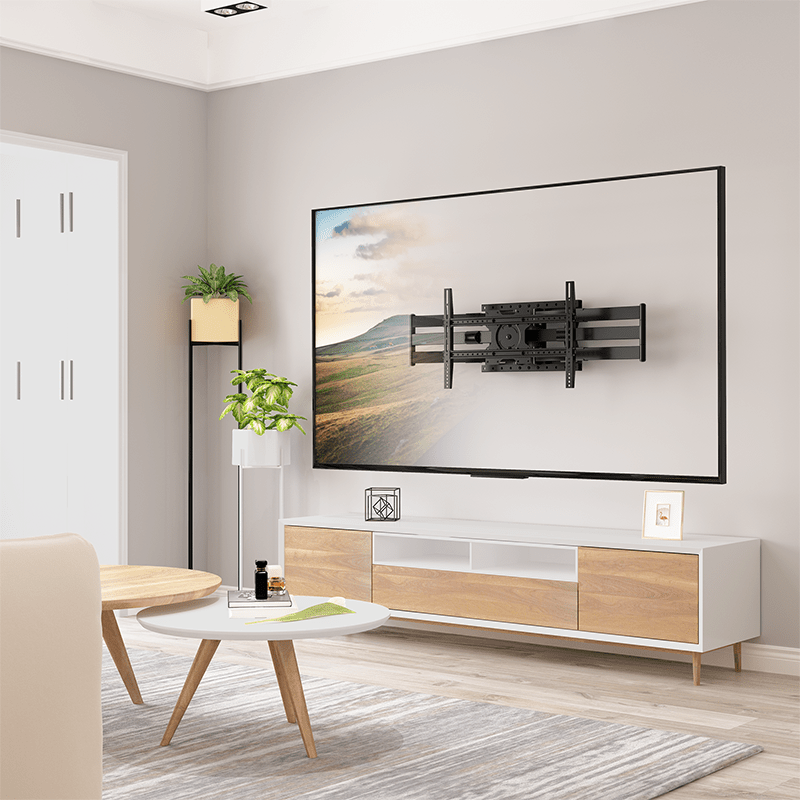 XTRARM Cratos 120 cm Rotate 600 TV ophæng sort - tvophaeng.dk