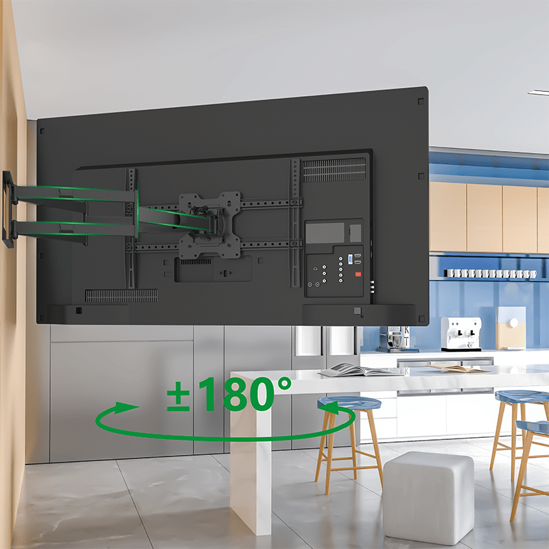 XTRARM Cratos 120 cm Rotate 600 TV ophæng sort - tvophaeng.dk
