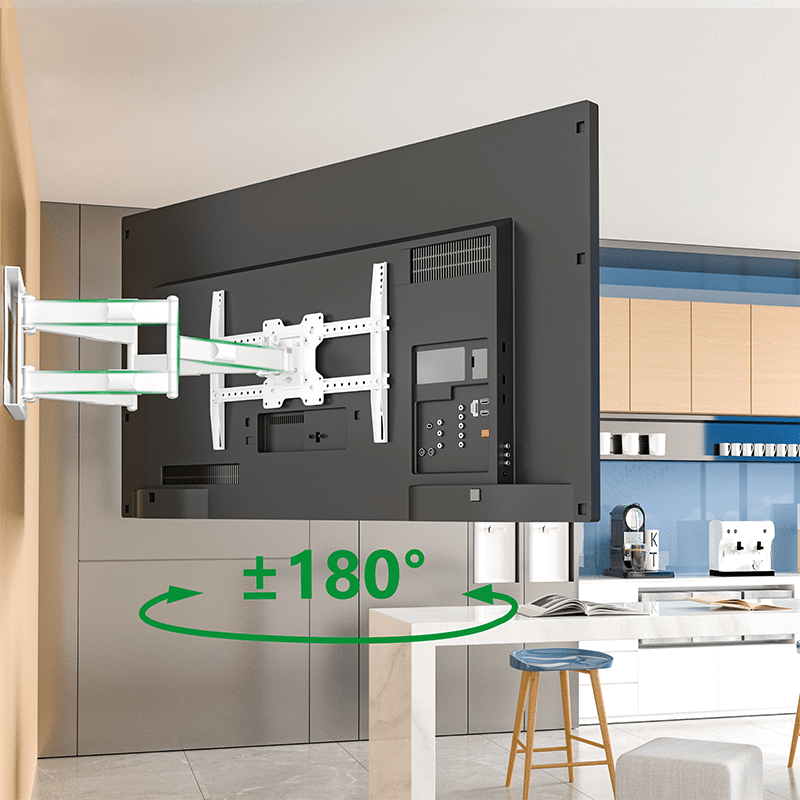 XTRARM Cratos 80 cm Rotate 600 TV ophæng hvid - tvophaeng.dk