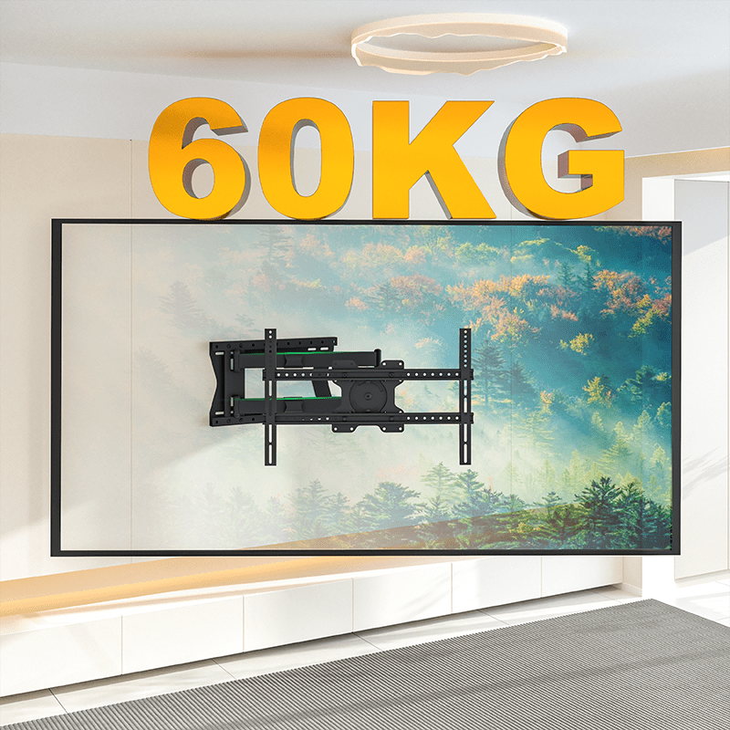 XTRARM Crius 100 cm Rotate 600 TV ophæng sort - tvophaeng.dk