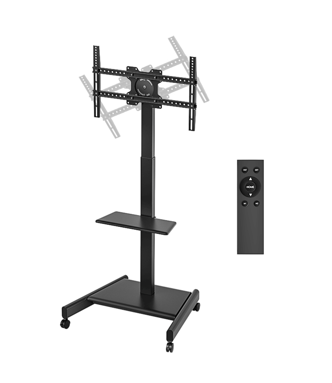XTRARM Elektrisk TV stander Elevate sort - tvophaeng.dk