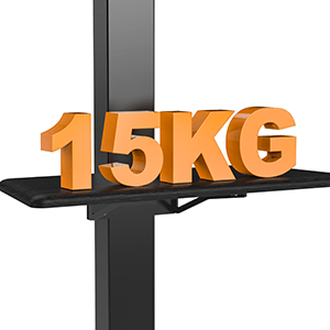 XTRARM Elektrisk TV stander Elevate sort - tvophaeng.dk