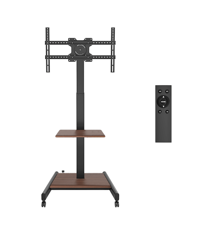 XTRARM Elektrisk TV stander Elevate Valnød - tvophaeng.dk