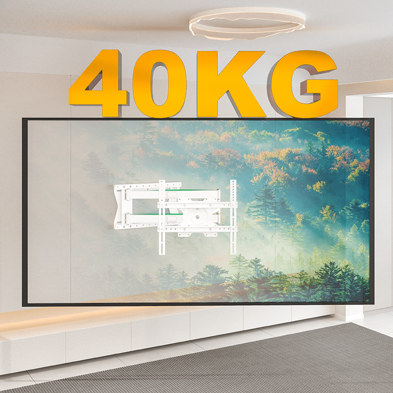 XTRARM Ferrom 120 cm Rotate 400 TV ophæng hvid - tvophaeng.dk