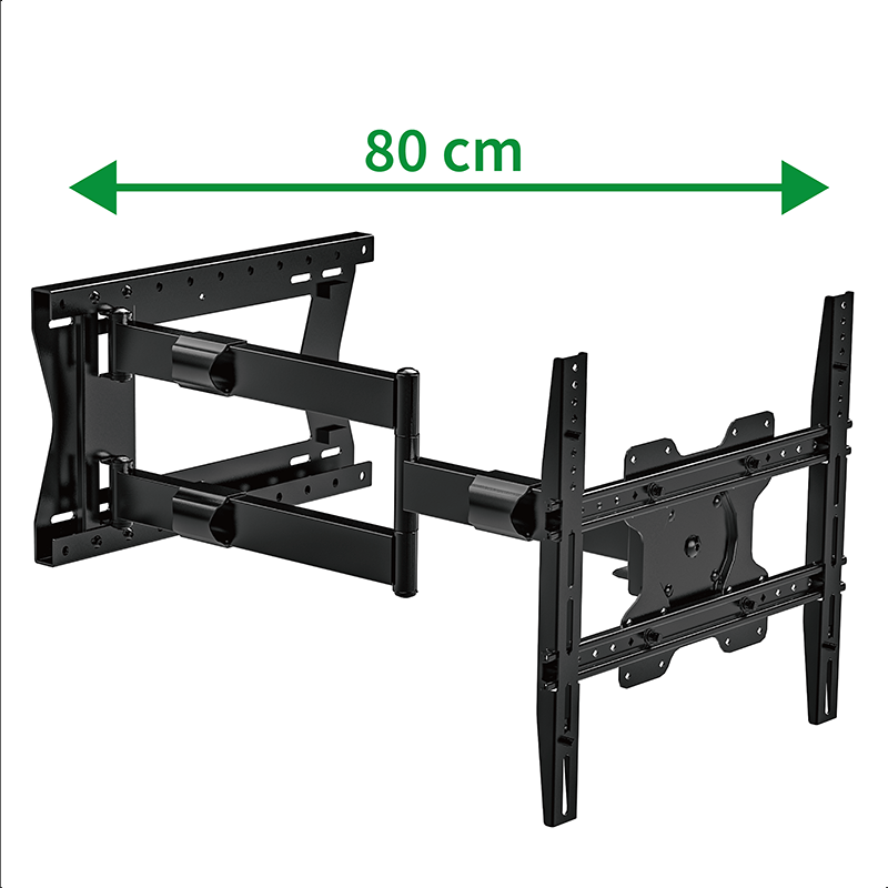 XTRARM Tantal 80 cm Fixed 400 TV ophæng sort - tvophaeng.dk