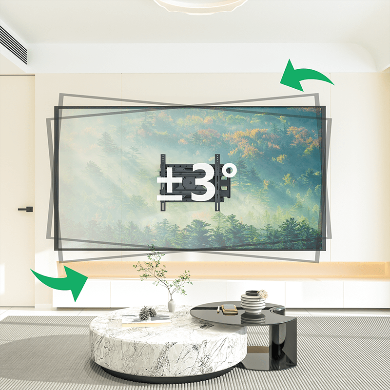 XTRARM Tantal 80 cm Fixed 400 TV ophæng sort - tvophaeng.dk