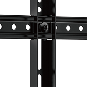 XTRARM Tantal 80 cm Fixed 400 TV ophæng sort - tvophaeng.dk