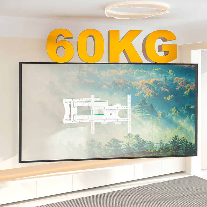 XTRARM Tantal 80 cm Flex 400 TV ophæng hvid - tvophaeng.dk