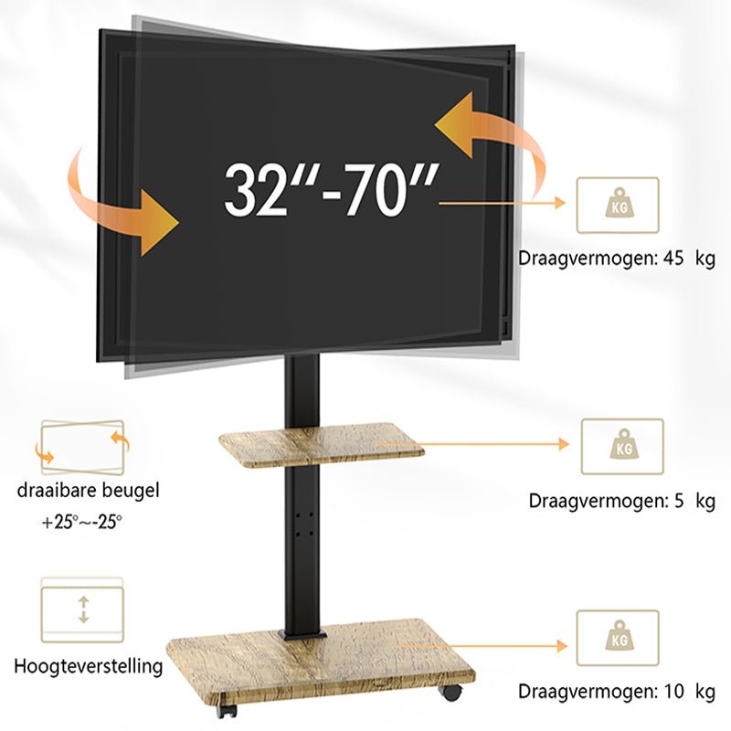 XTRARM TV stander Delphos Kirsebær - tvophaeng.dk
