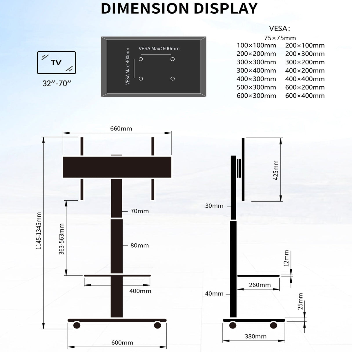 XTRARM TV stander Delphos Valnød - tvophaeng.dk