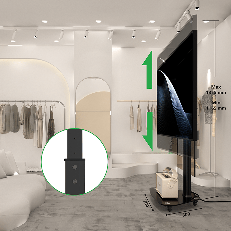 XTRARM TV Stander Proton 100 sort - tvophaeng.dk