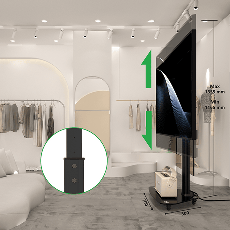 XTRARM TV Stander Proton 100 sort - tvophaeng.dk