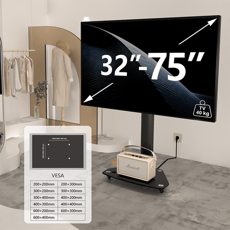 XTRARM TV Stander Proton 100 sort - tvophaeng.dk