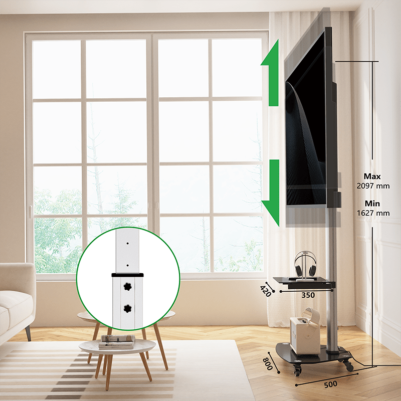 XTRARM TV Stander Proton 300 alu - tvophaeng.dk