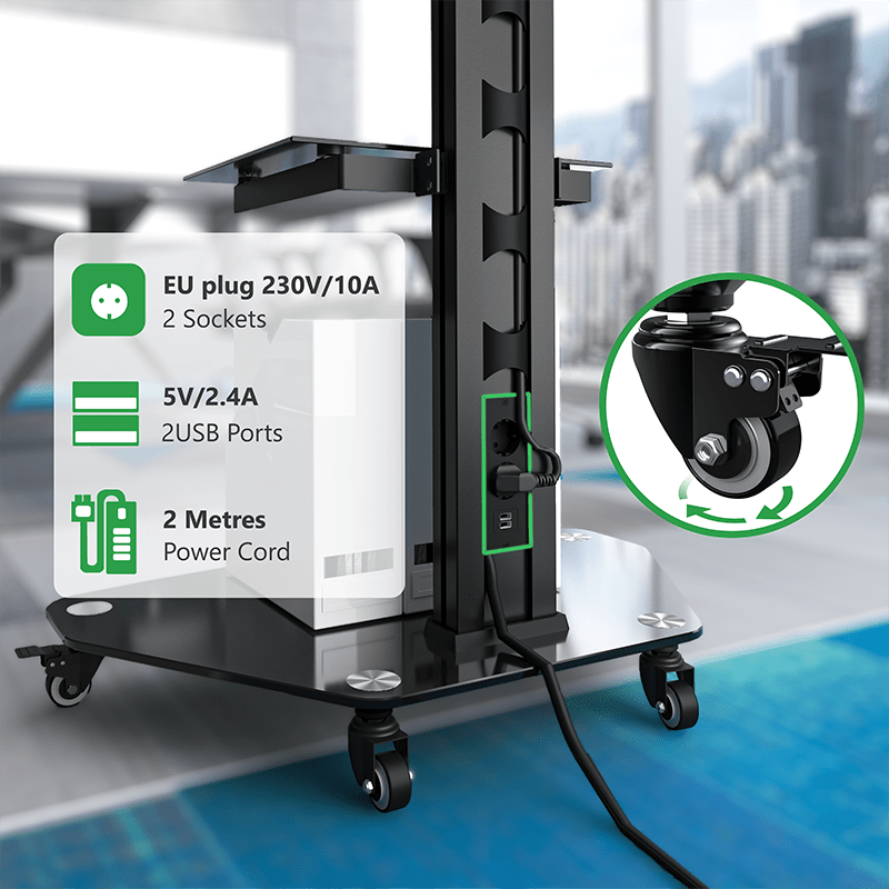 XTRARM TV Stander Proton 300 sort - tvophaeng.dk