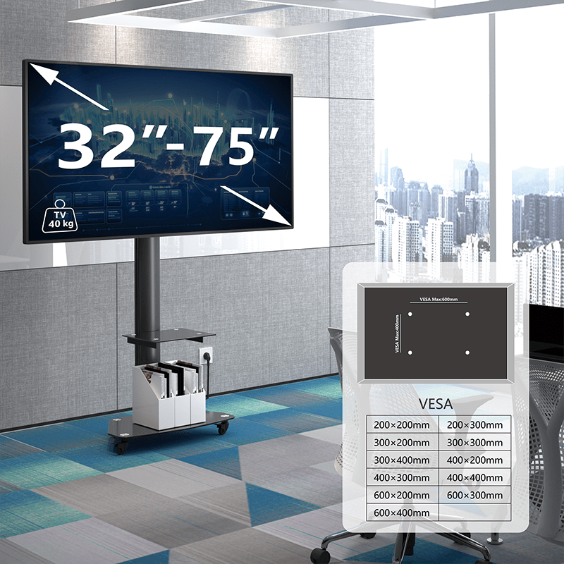 XTRARM TV Stander Proton 300 sort - tvophaeng.dk