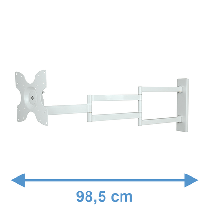 DQ Rotate XL Hvid 108.5 cm TV Ophæng - tvophaeng.dk