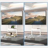 DQ Wall - Support TV Stander Zelos hvid elektrisk justerbar - tvophaeng.dk