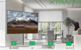 XTRARM Arius TV Stativ grå træprint - tvophaeng.dk