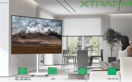 XTRARM Arius TV Stativ Hvidt - tvophaeng.dk
