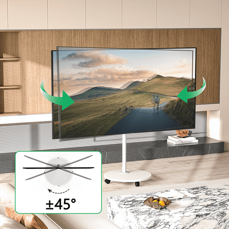 XTRARM Arius TV Stativ Hvidt - tvophaeng.dk