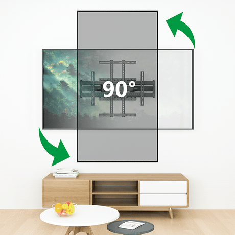 XTRARM Cratos 100 cm Rotate 400 TV ophæng sort - tvophaeng.dk