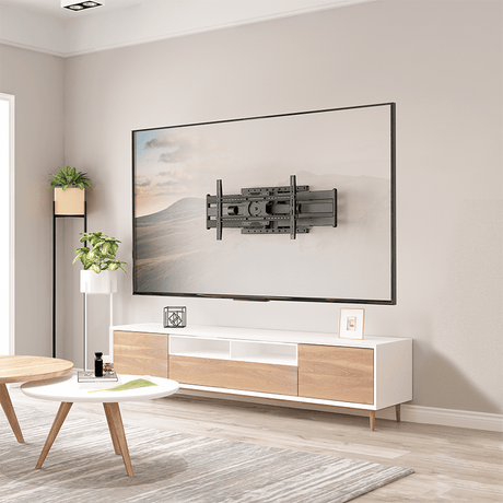 XTRARM Cratos 100 cm Rotate 400 TV ophæng sort - tvophaeng.dk